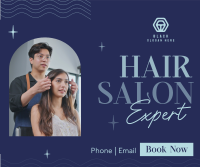 Hair Salon Expert Facebook Post Design