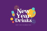 New Year Cheers Pinterest board cover Image Preview