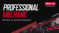 Automotive Professional Mechanic Facebook event cover Image Preview