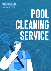 Let Me Clean that Pool Flyer Design