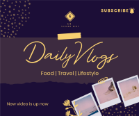 Scrapbook Daily Vlog Facebook post Image Preview