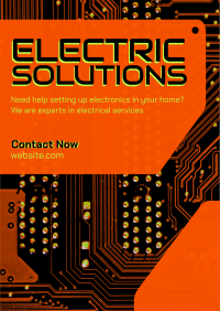 Electrical Circuit Poster Design
