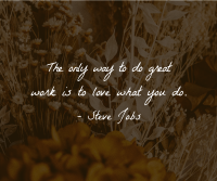 Love What You Do Facebook post Image Preview