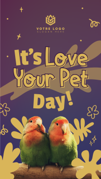 Avian Pet Day Facebook Story Design