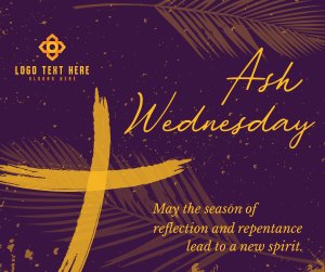 Greetings Ash Wednesday Facebook post Image Preview