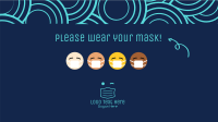 Mask Emoji Facebook event cover Image Preview