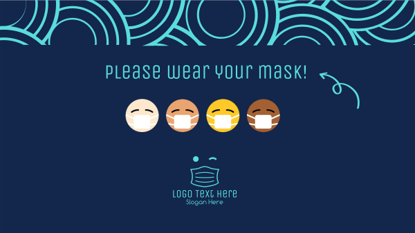 Mask Emoji Facebook Event Cover Design Image Preview