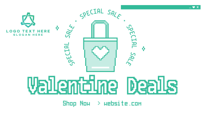 Pixel Shop Valentine Facebook event cover Image Preview