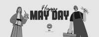 Celebrating May Day Facebook Cover Design