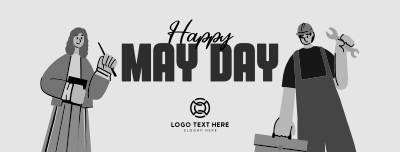 Celebrating May Day Facebook cover Image Preview