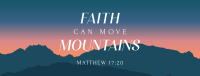 Faith Move Mountains Facebook Cover Design