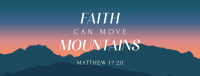 Faith Move Mountains Facebook cover Image Preview
