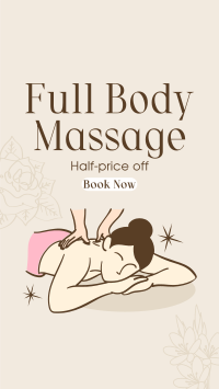 Body Massage Promo YouTube short Image Preview