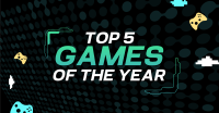 Top games of the year Facebook Ad Design