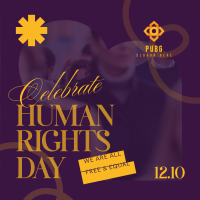 Celebrating Human Rights Instagram post Image Preview