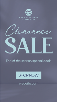 Minimalist Clearance Sale Instagram reel Image Preview