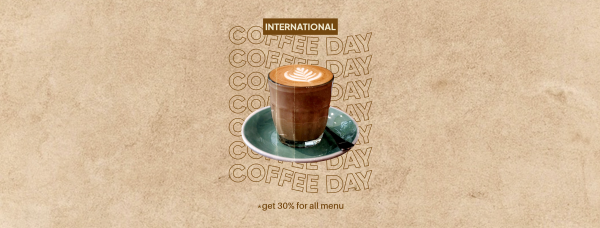 Hot Coffee Day Facebook Cover Design Image Preview