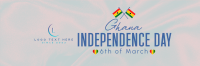Ghana Independence Day Twitter header (cover) Image Preview