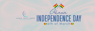 Ghana Independence Day Twitter header (cover) Image Preview