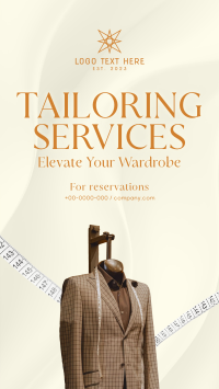 Tailoring Services Elegant Facebook Story Preview