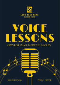 Vocal Session Flyer Design