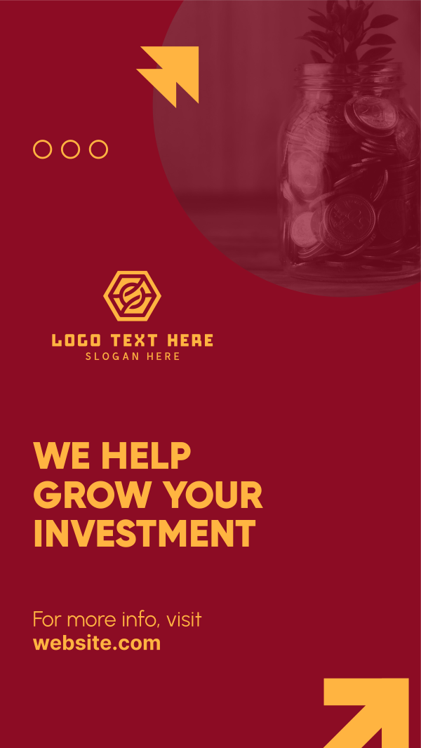 Grow Your Investment Instagram Story Design Image Preview