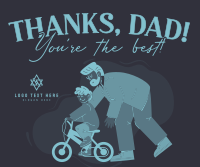 Thank You Best Dad Ever Facebook post Image Preview