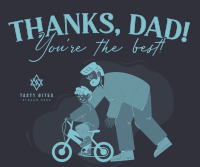 Thank You Best Dad Ever Facebook post Image Preview