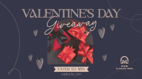 Valentine's Day Giveaway Facebook Event Cover Design