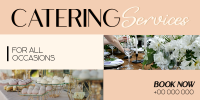 Elegant Catering Service Twitter post Image Preview
