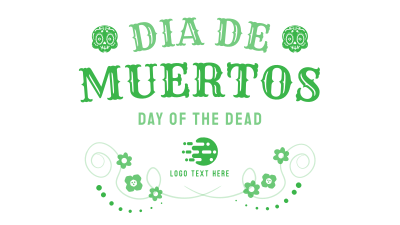 Festive Dia De Los Muertos Facebook event cover
