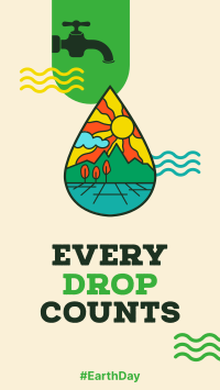 Every Drop Counts YouTube Short Design