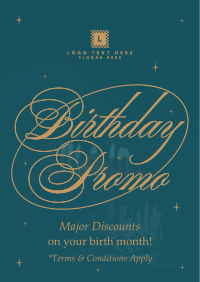 Birthday Promo Flyer Design