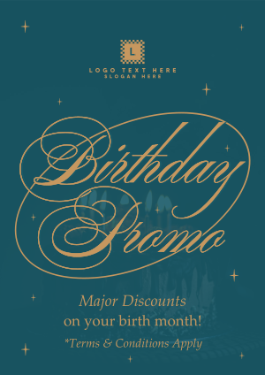 Birthday Promo Flyer Image Preview