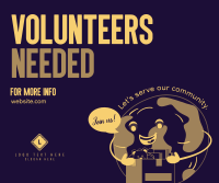 Humanitarian Community Volunteers Facebook post Image Preview