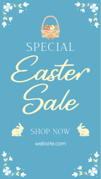 Easter Bunny Sale Facebook story Image Preview
