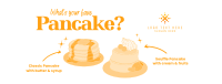 Classic and Souffle Pancakes Facebook Cover Design