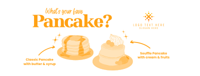 Classic and Souffle Pancakes Facebook cover Image Preview