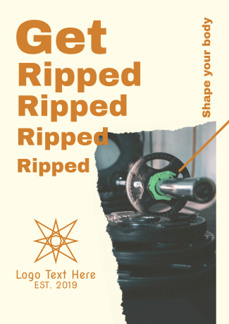 Fitness Gym Ripped Flyer