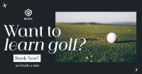 Sophisticated Golf Tournament Facebook ad Image Preview