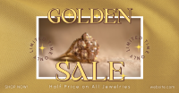 Jewelry Sale Linen Facebook Ad Design