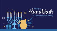 Magical Hanukkah Facebook Event Cover Design