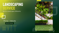 Landscaping Service Facebook Event Cover Design
