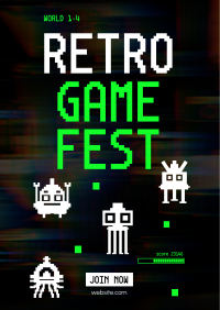 Retro Game Fest Poster Image Preview