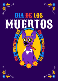 Day of the Dead Chupacabra Flyer Image Preview