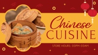 Chinese Cuisine Facebook Event Cover Design