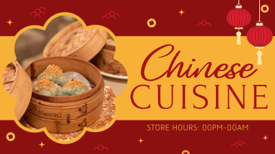 Chinese Cuisine Facebook event cover Image Preview