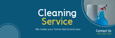 Quality Cleaning Service Twitter header (cover) Image Preview