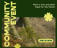 Trees Planting Volunteer Facebook Post Design
