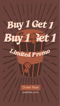 Get Coffee Promo Instagram Reel Image Preview